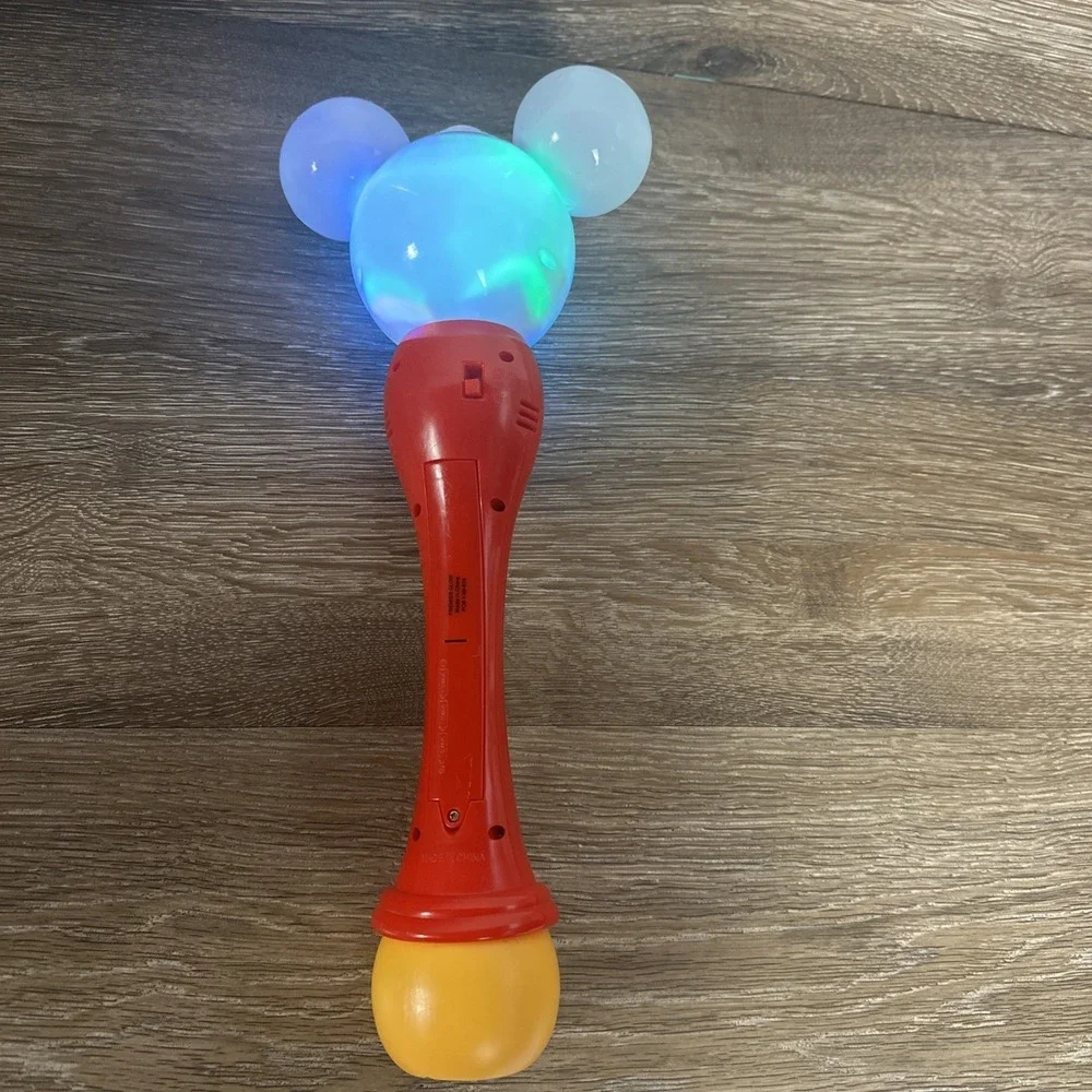 Disney Parks Disneyland Mickey Mouse Light Up Glow Bubble Wand Souvenir 14